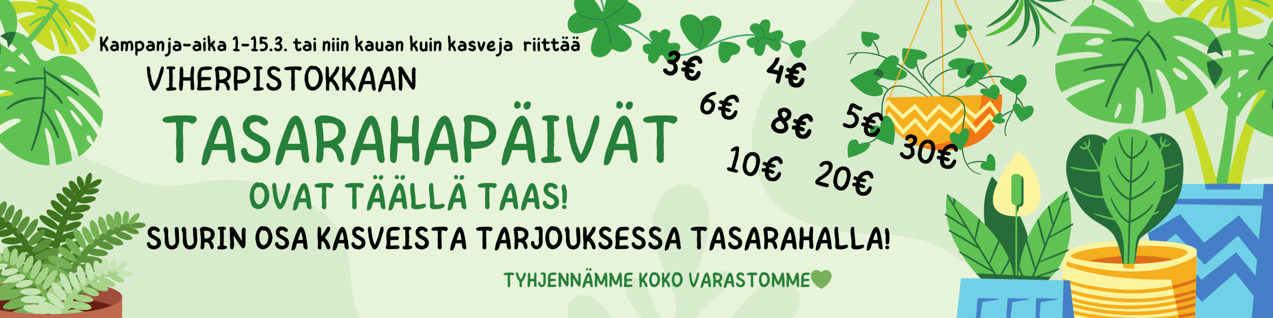 Green Floral Learn About Plants Classroom Banner